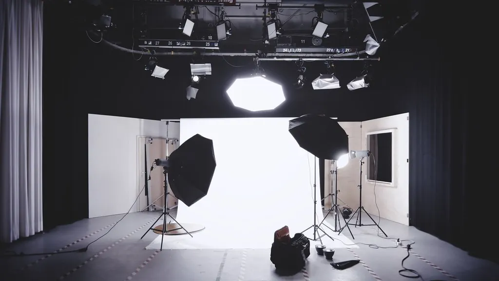 Set de grabación preparado